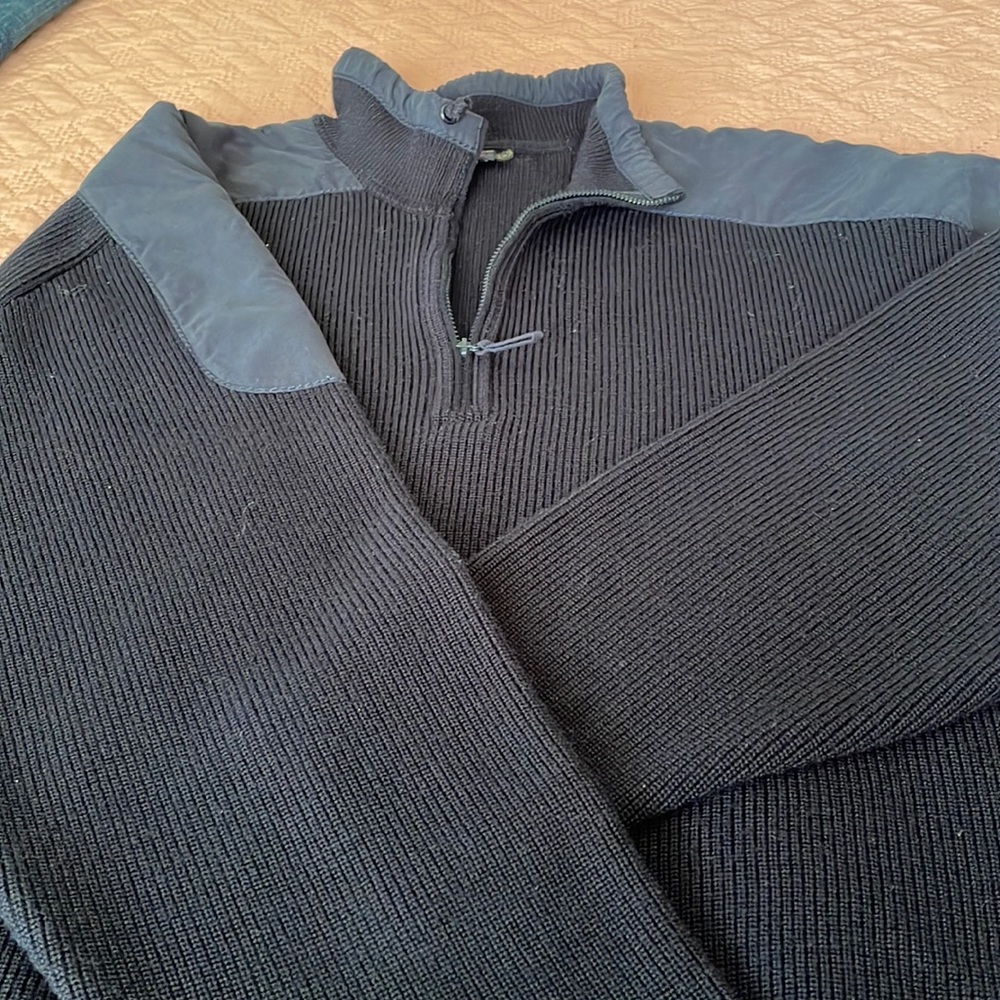 Mens 3x /4 Zip Paul and Shark Sweater